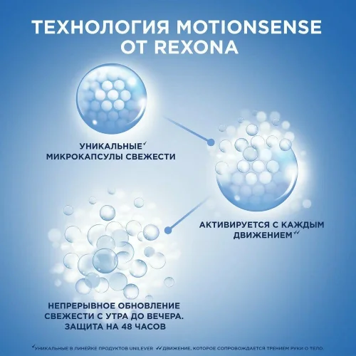Дезодорант Rexona Сухость пудры карандаш, 40мл технологии